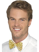 Sequin Bow Tie, Gold