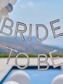 Silver Bride To Be Hen Party Bunting