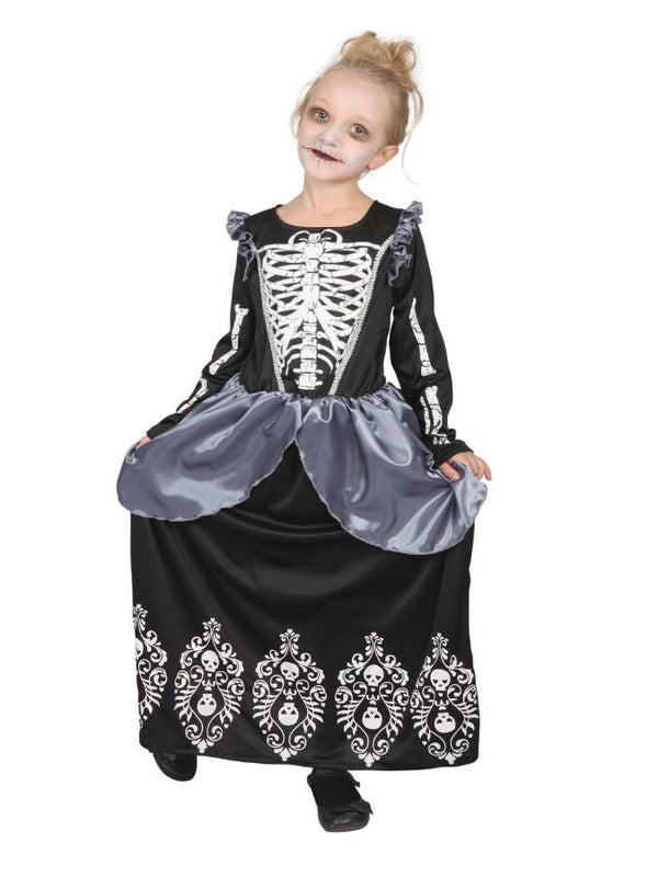 Skeleton Princess Kids Costume