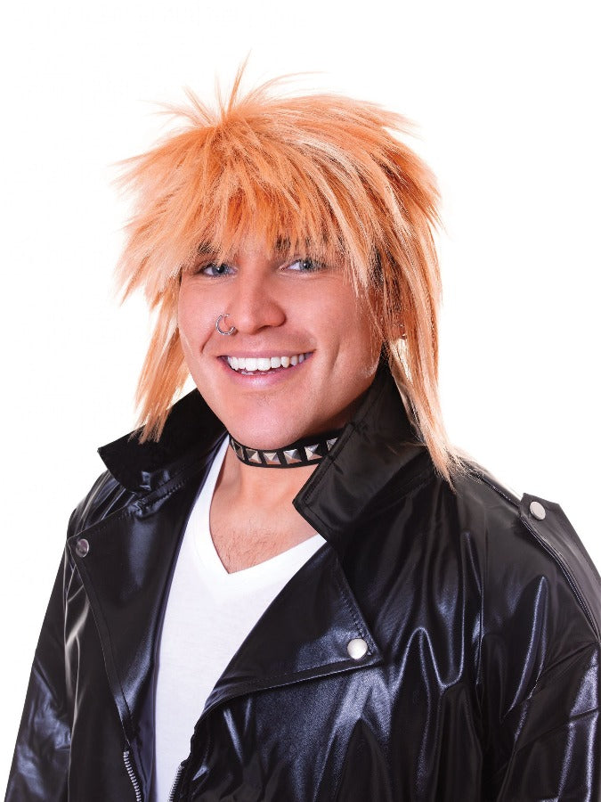 Spikey Wig Male Blonde