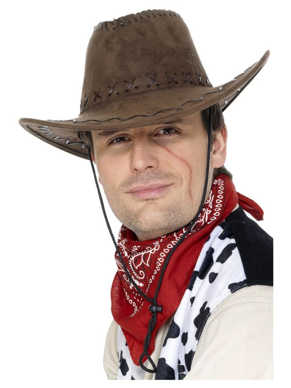 Suede Look Cowboy Hat,