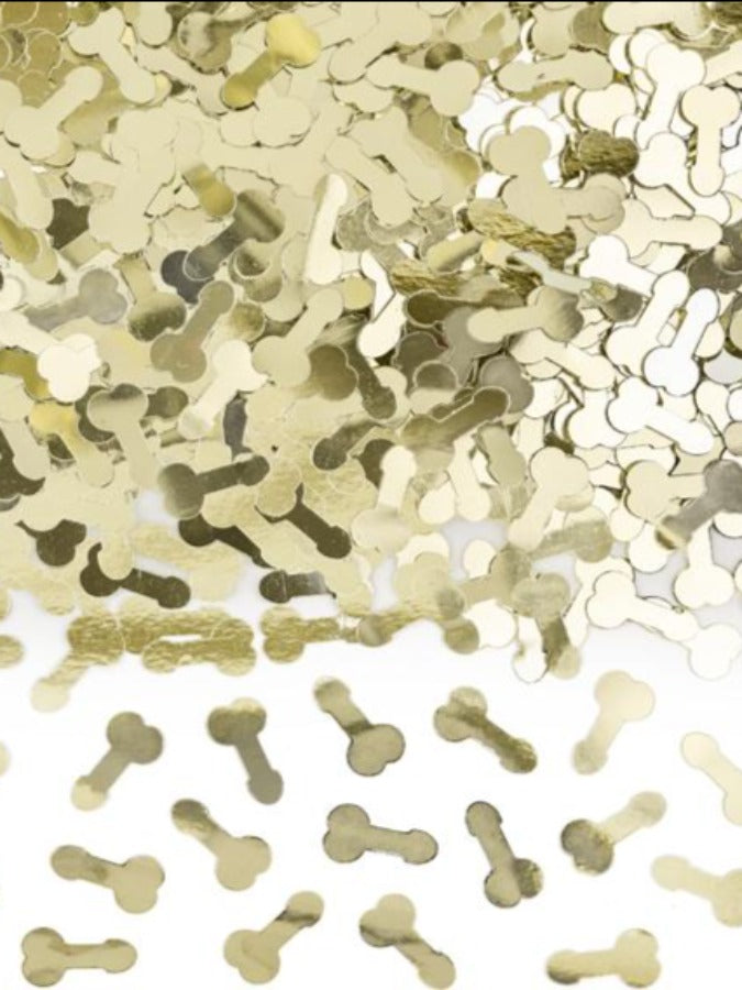 Table Confetti Willies, gold