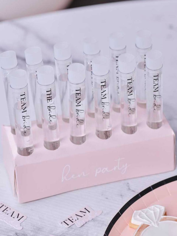 Team Bride Hen Party Shots with Tray