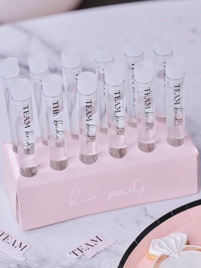 Team Bride Hen Party Shots with Tray