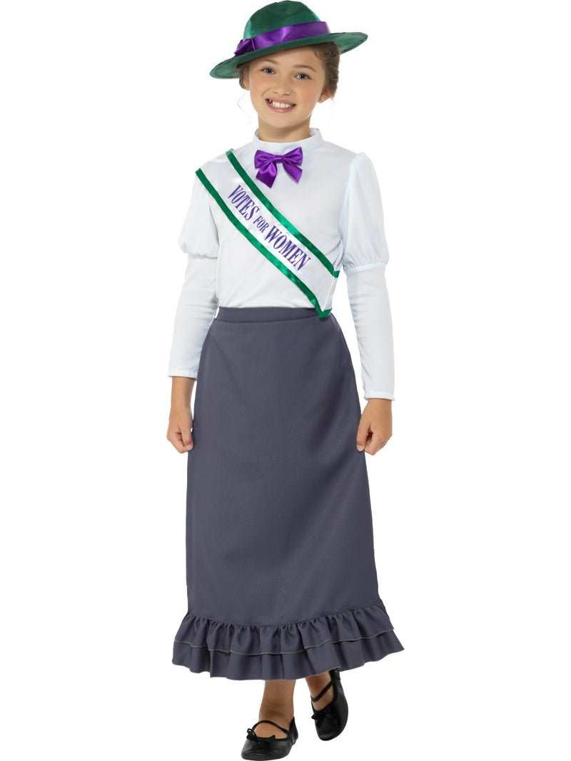 Victorian Suffragette Kids Costume