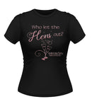 Who Let the Hens Out? Personalised Hen Party T-Shirt