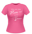 Who Let the Hens Out? Personalised Hen Party T-Shirt