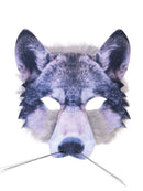 Wolf Face Realistic Fur Mask