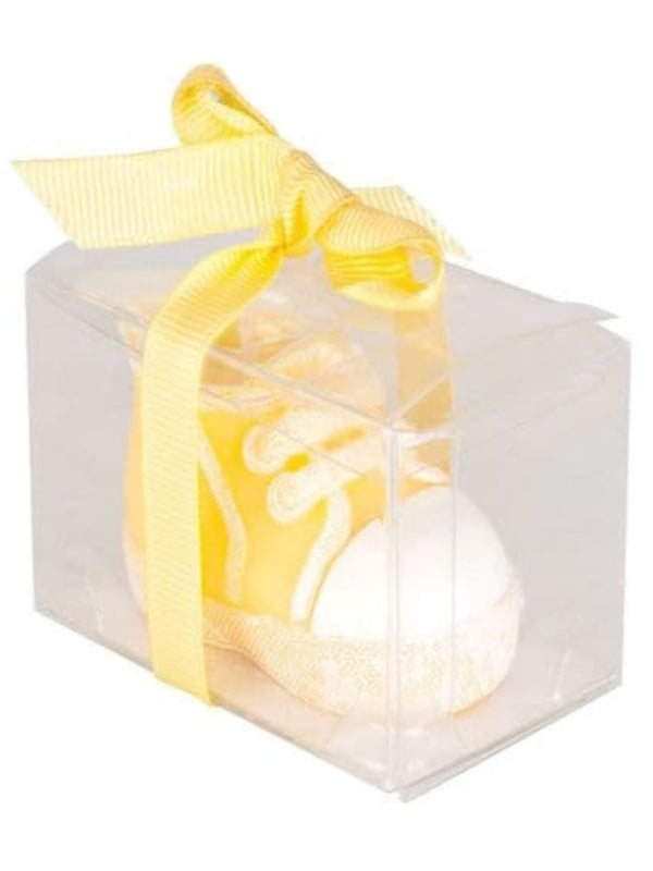 Yellow Baby Trainer Party Candle