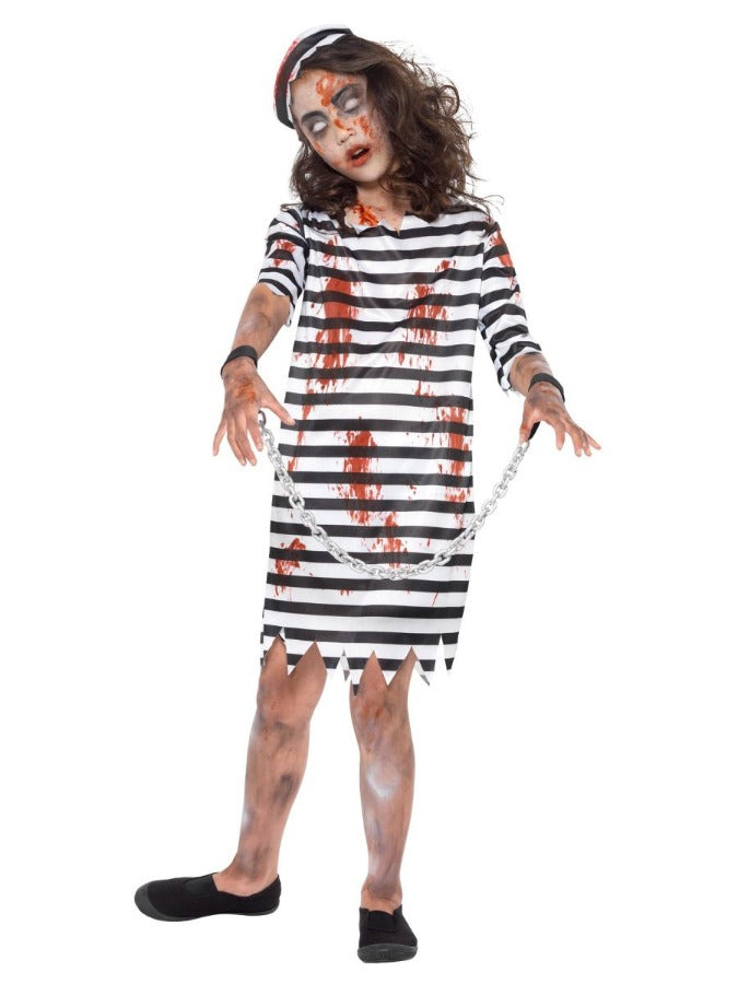 Zombie Convict Girl Costume