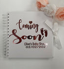 Baby Shower Personalised Memory Book