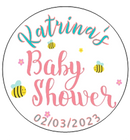 Cute Personalised Baby Shower Badge