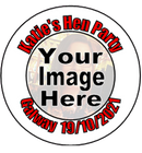 Personalised Hen Party Badge with Pic