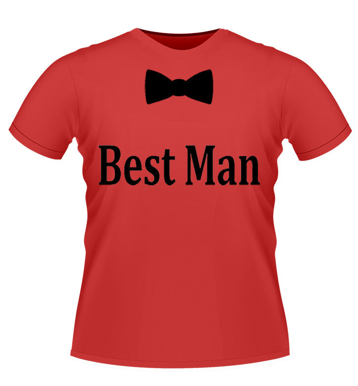 Best Man Bow Tie Stag T-shirt