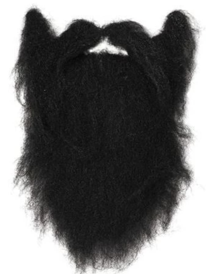 Black Character Beard Large