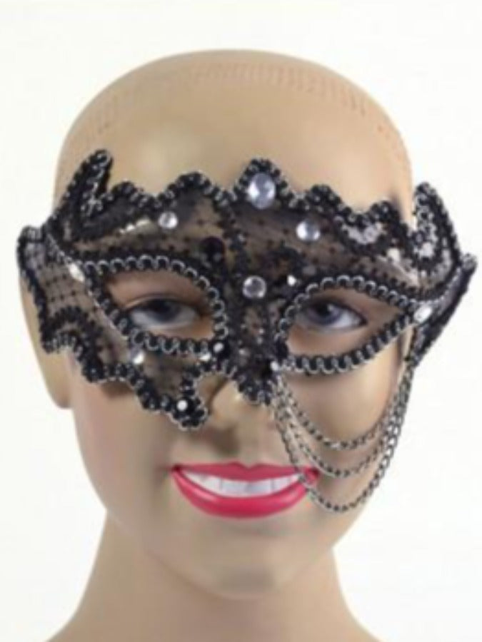 Black Decorative masquerade mask em690