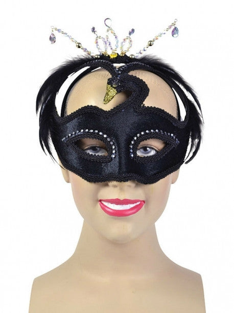 Black Swan masquerade mask em318