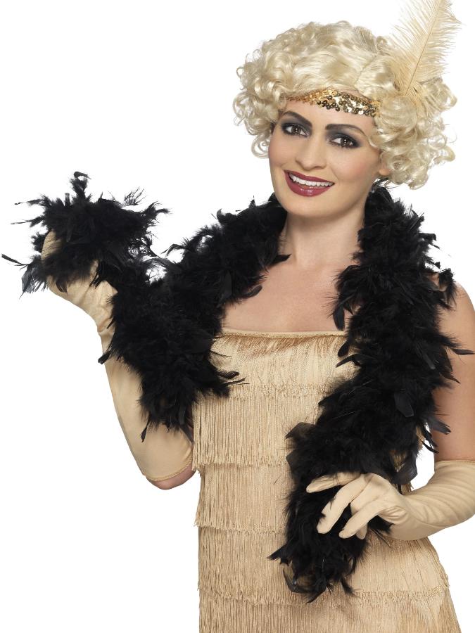 Feather Boa Black