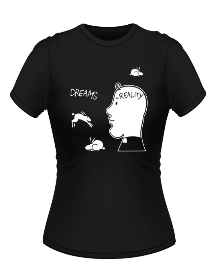 Fr Ted Theme DREAM V REALITY Ladies Tshirt