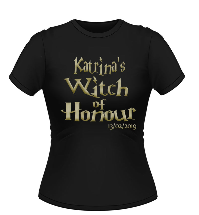 Harry Potter Theme Personalised Hen Party T-Shirt