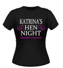 Hen Night Personalised Hen Party T-shirt