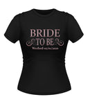 Bride to Be Personalised T-shirt