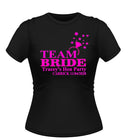 'Team Bride with Ring' Personalised Hen Party T-shirt
