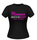 Bride To Be 'Pissheads' Design Hen Party Tshirt
