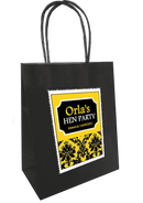 Personalised vintage black and yellow