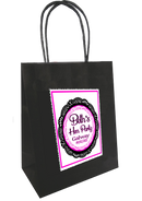 Black Lace Design Personalised Bag