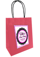 Black Lace Design Personalised Bag
