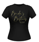 Bride's Besties Personalised Hen Party T-Shirt Script