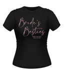 Bride's Besties Personalised Hen Party T-Shirt Script