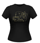 vintage flower Personalised Hen Party Tshirt