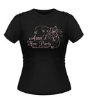 vintage flower Personalised Hen Party Tshirt