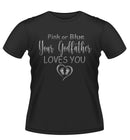Baby shower 'Pink or Blue' Design Family Range Male Tshirts