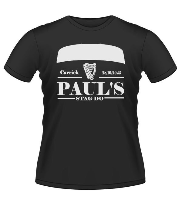 Personalised Stag Party Tshirt
