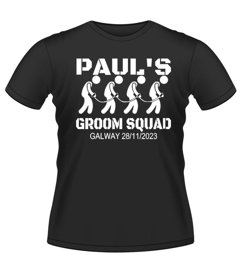 Fun Personalised stag Party Tshirt