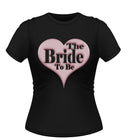 Heart Design Bride to Be T-shirt