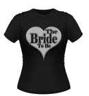 Heart Design Bride to Be T-shirt