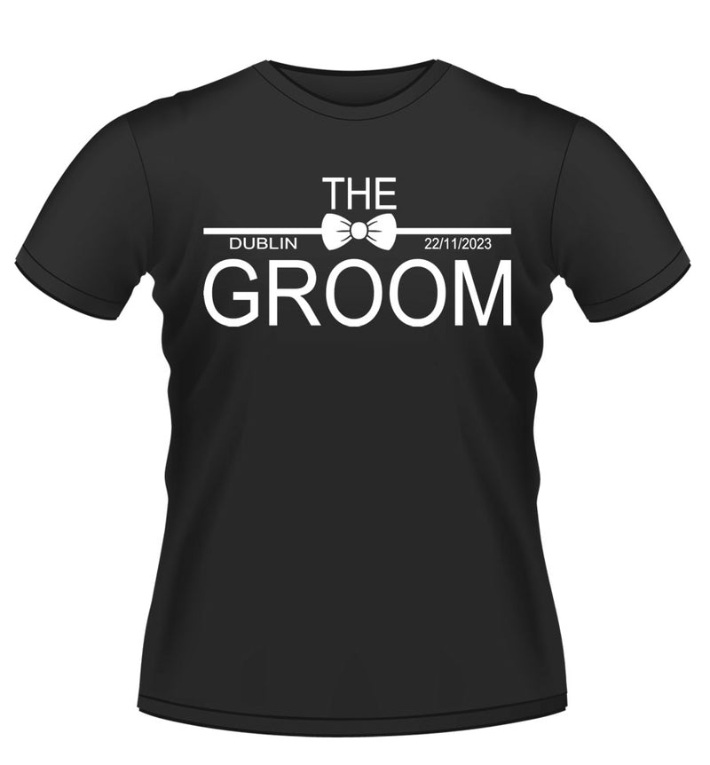 The Groom Personalised Stag Party Tshirt