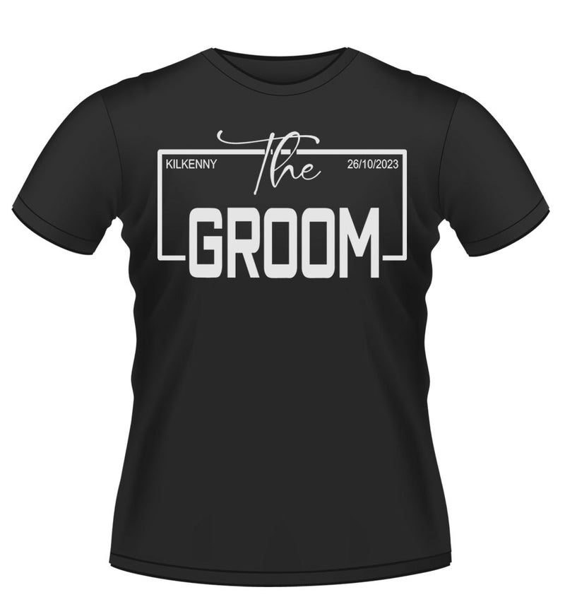 Personalised THE GROOM Stag Party T-shirt