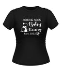 'Coming Soon' Personalised Panda design Tshirt