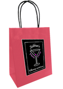 Personalised Black and Bling gift bag