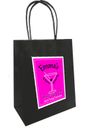 Personalised Pink and bling gift bag