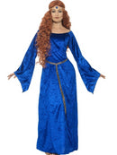 Blue Medieval Maid Costume