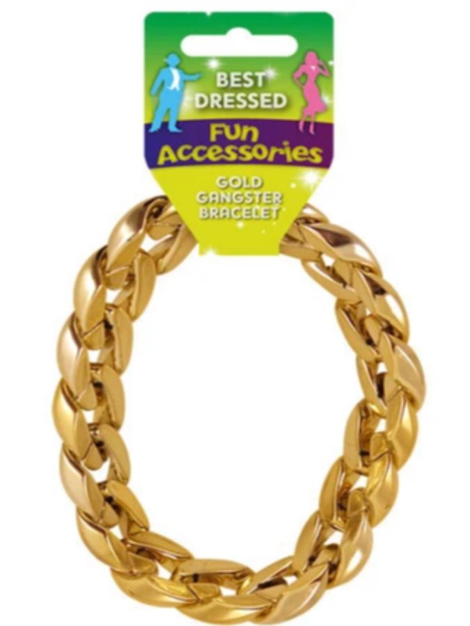 Bracelet Gold Gangster 31cm