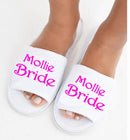 Personalised Bride's Slippers