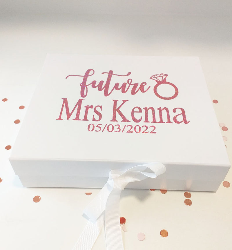 Luxury 'Future Mrs' Personalised Gift Box