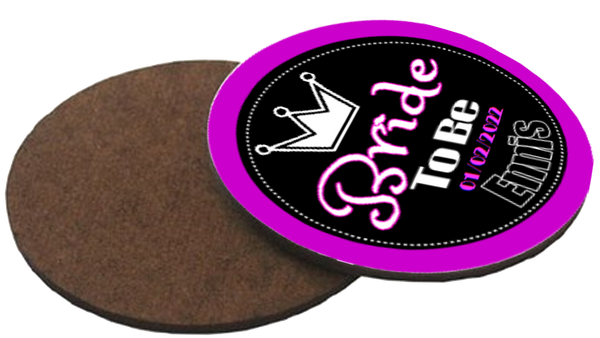 Bride to Be Personalised Hen Party Coaster